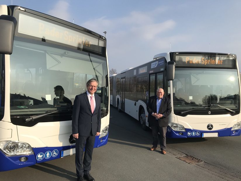 PaderSprinter Bringt 11 Neue Busse Auf Paderborns Straßen | Stadt Paderborn