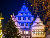 Weihnachtliches Rathaus