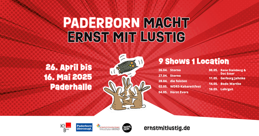 PADERBORN MACHT ERNST MIT LUSTIG