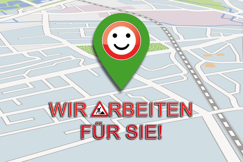 Wir arbeiten für Sie!