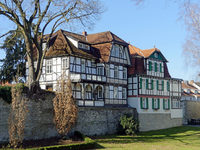 Häuser an der Stadtmauer