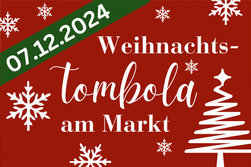 Weihnachtstombola Wochenmarktverein