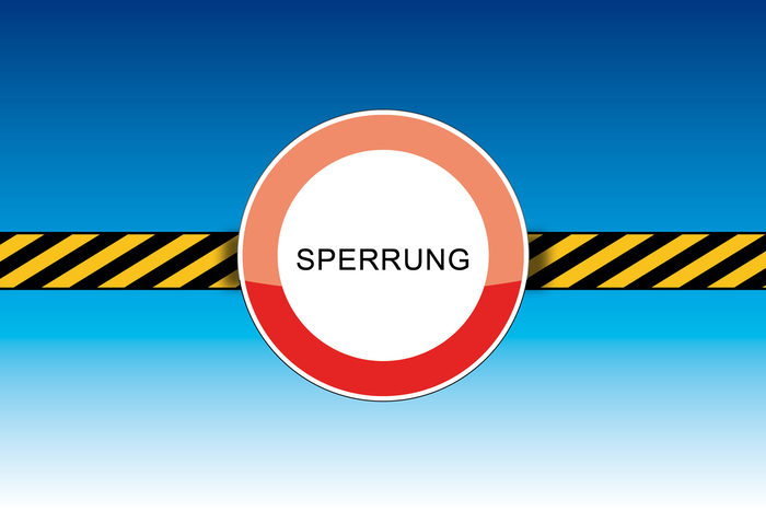 Sperrung