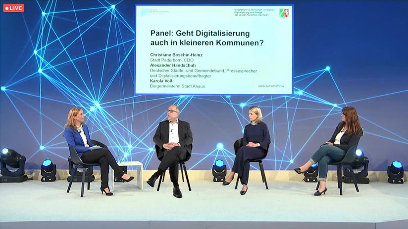Zu diesem Thema diskutierte Christiane Boschin-Heinz, CDO der Stadt Paderborn, am vergangenen Freitag auf der zweiten virtuellen Fachkonferenz zur Digitalisierung von Kommunen.