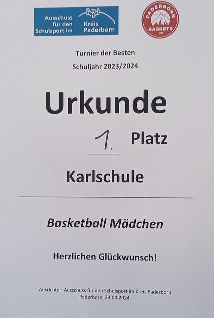 Urkunde_Basketball_Mädchen
