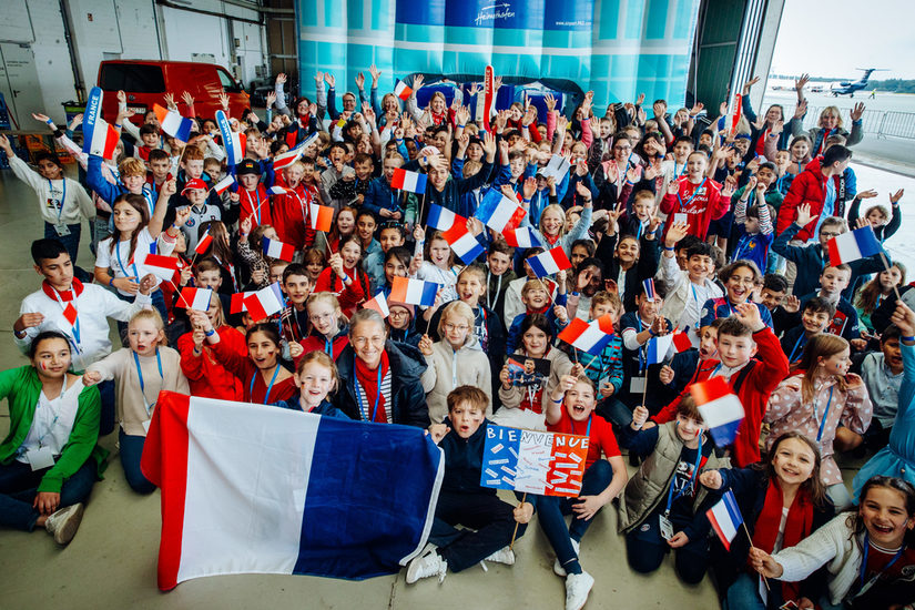 Begrüßung der französischen Nationalmannschaft 2024