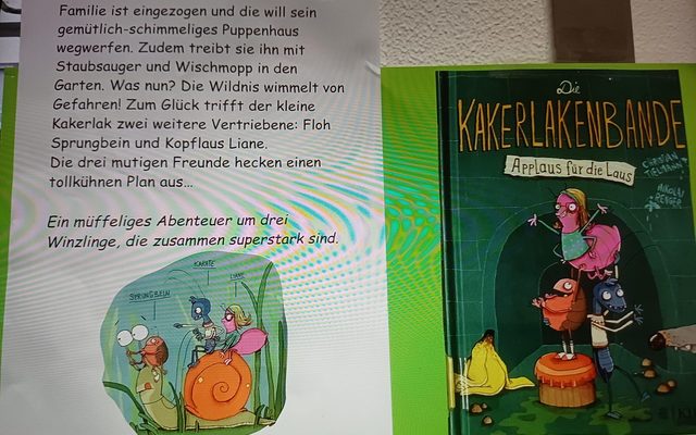 Plakat zu dem Buch "Kakerlakenbande"