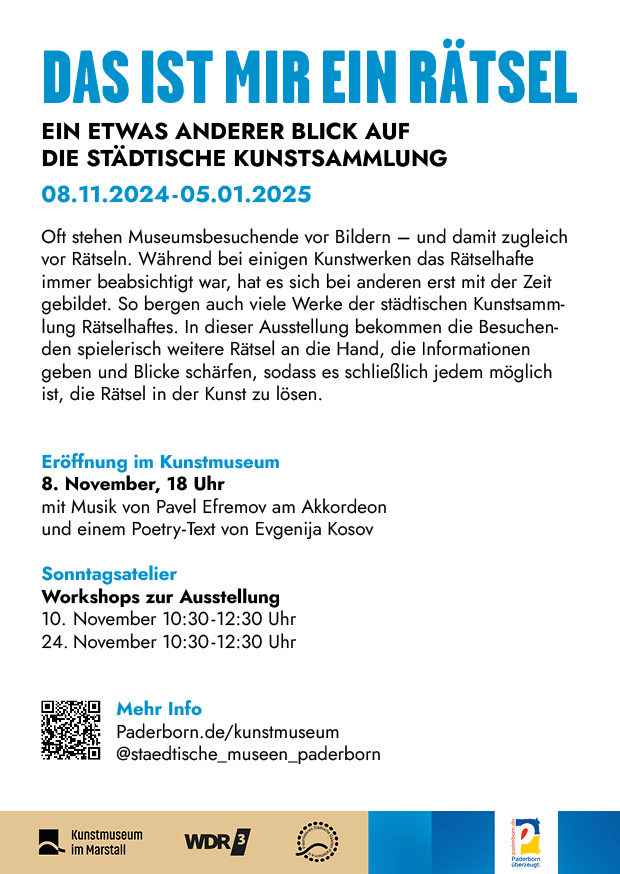 Flyer zur Ausstellung