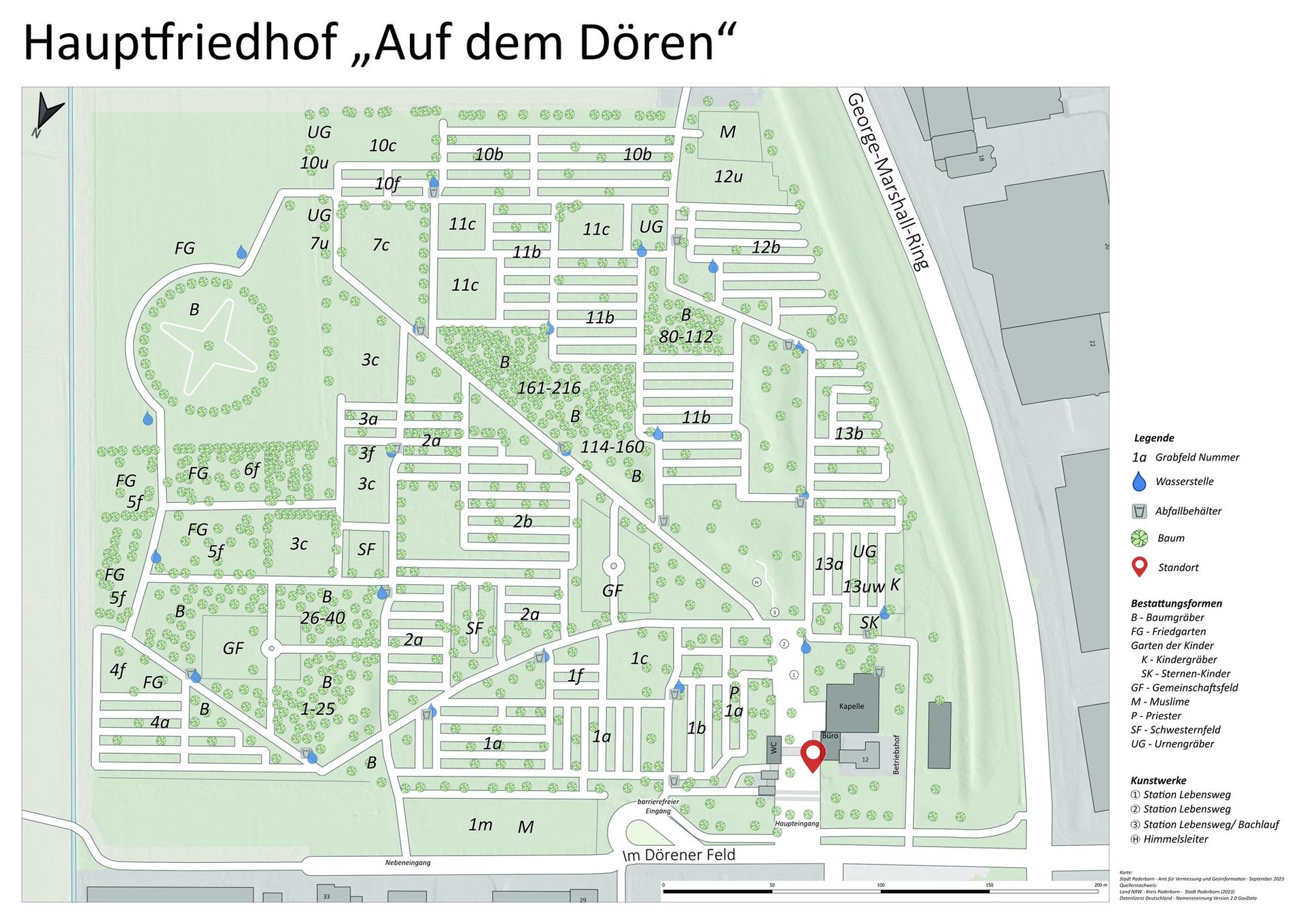 Hauptfriedhof „Auf dem Dören