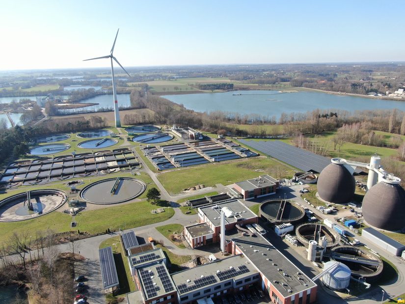 Kläranlage Paderborn - Windenergie- und Photovoltaikanlagen
