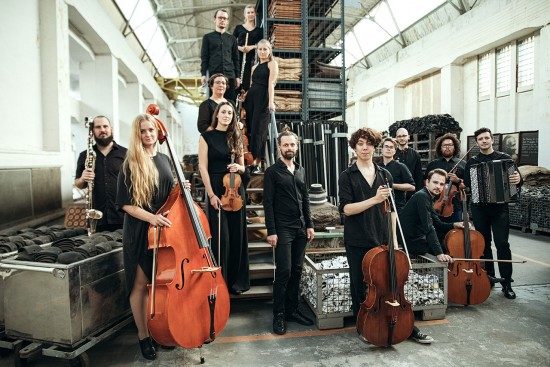 Streichquartett des Orchesters im Treppenhaus Hannover