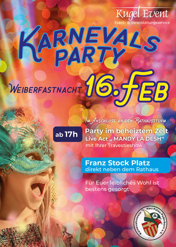 Karnevalsparty an Weiberfastnacht Die Stadt Paderborn