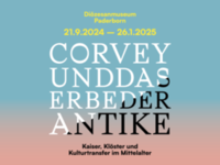 Ausstellungsgrafik "Corvey und das Erbe der Antike"