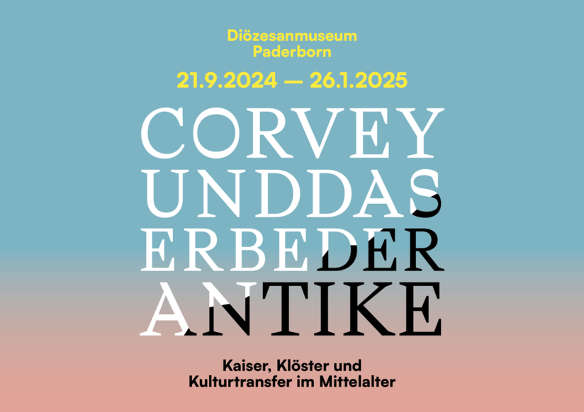 Ausstellungsgrafik "Corvey und das Erbe der Antike"