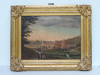 Ansicht des ehemaligen Klosters Böddeken (um 1840)_Maler Ludwig Erdmann