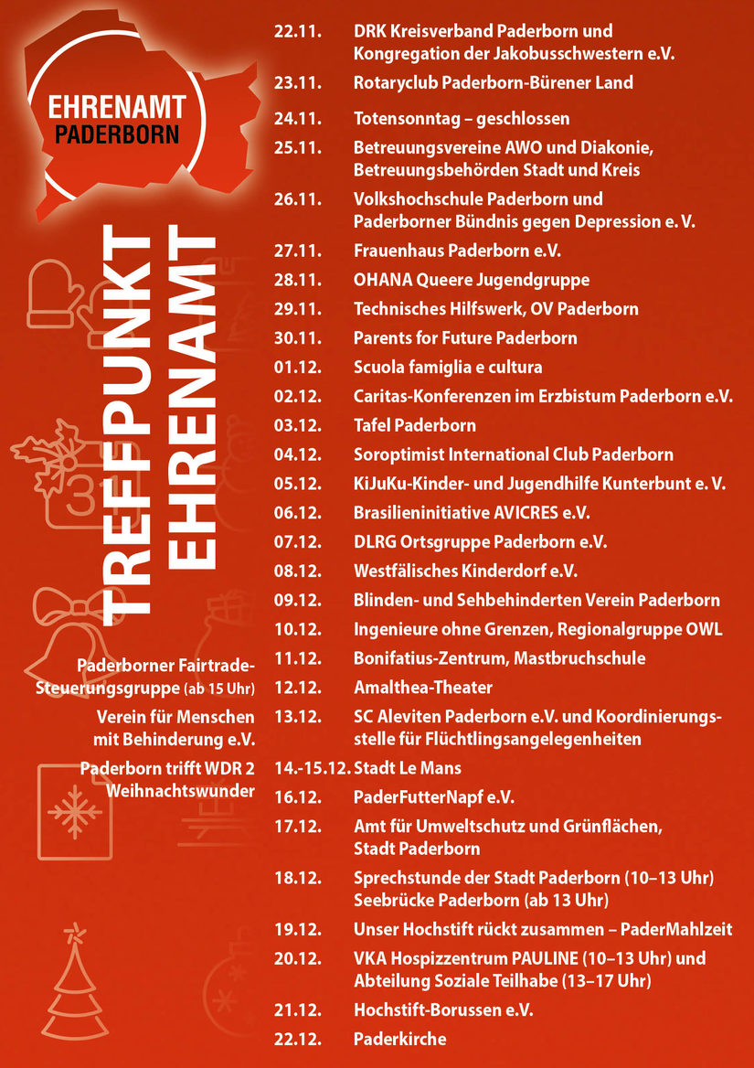 Treffpunkt Ehrenamt Weihnachtsmarkt