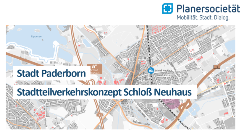 Deckblatt Stadtteilverkehrskonzept Schloß Neuhaus